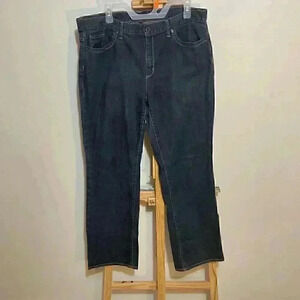 Talbots jeans style boot size 16 dark wash